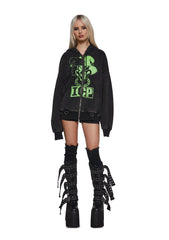 Glow In The Dark Juggla Washed Hoodie