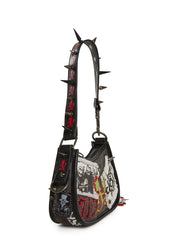 Halls Of Illusions Spiked Shoulder Bag