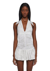 Carefree Days Collar Halter Dress