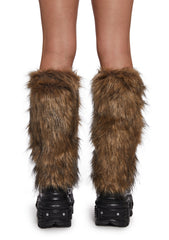 Hot Beatz Faux Fur Leg Warmers