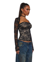 Talented Me Tube Top And Shrug Set