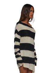 Voice Memos Striped Sweater