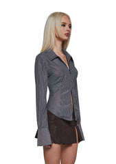 Pretty Trouble Poplin Blouse