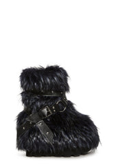 Low Wild Instincts Faux Fur Boots - Blue