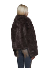 Cancelled List Faux Fur Coat
