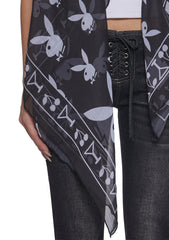 Playboy Printed Scarf