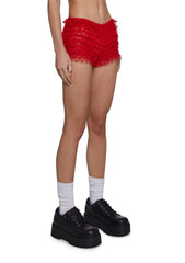 Coquette Heart Bloomers - Red