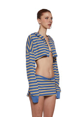 Ocean Front Walk Skirt Set - Blue