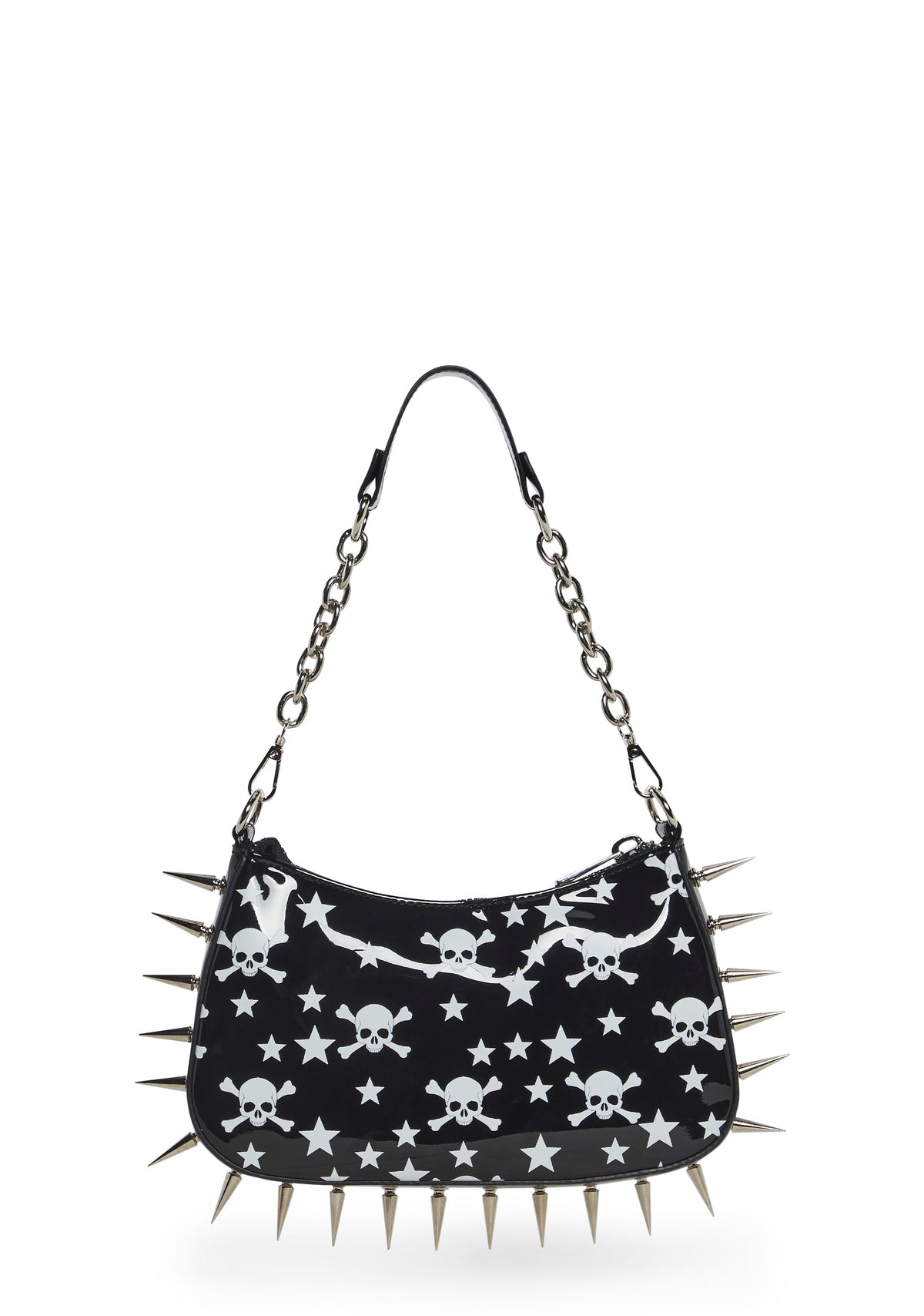 Punk Memories Spiked Shoulder Bag