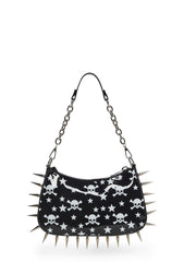 Punk Memories Spiked Shoulder Bag