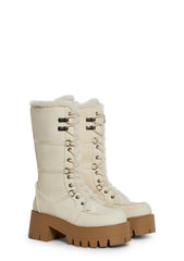 Grunge Trek Hiking Boots - White