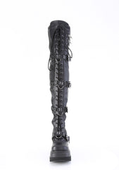 Shaker-420 Platform Thigh High Boots