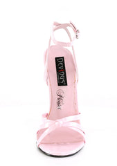 Domina-108 Strappy Ankle Wrap Sandals-Baby Pink