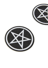 Wicca Pentagram Glitter Pasties
