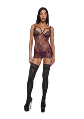 Secret Eyelash Lace Chemise