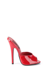 Domina-101 Peep Toe Sandals-Red