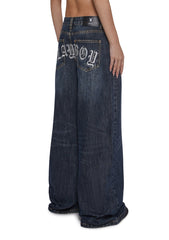 Sinful Attitude Wide Leg Jeans - Playboy