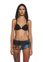 Signal Bikini Top With Hood