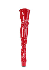 Adore-3000 Platform Thigh High Boots-Red