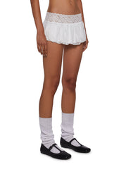 Fierce Flirt Lace Skirt - White