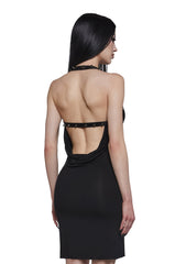 Gen Goth Halter Dress