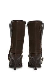 Ego Two Piece Heeled Boots