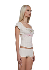 Smitten Embroidered Top