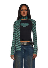 Outsiders Love Long Sleeve Tee And Scarf Set