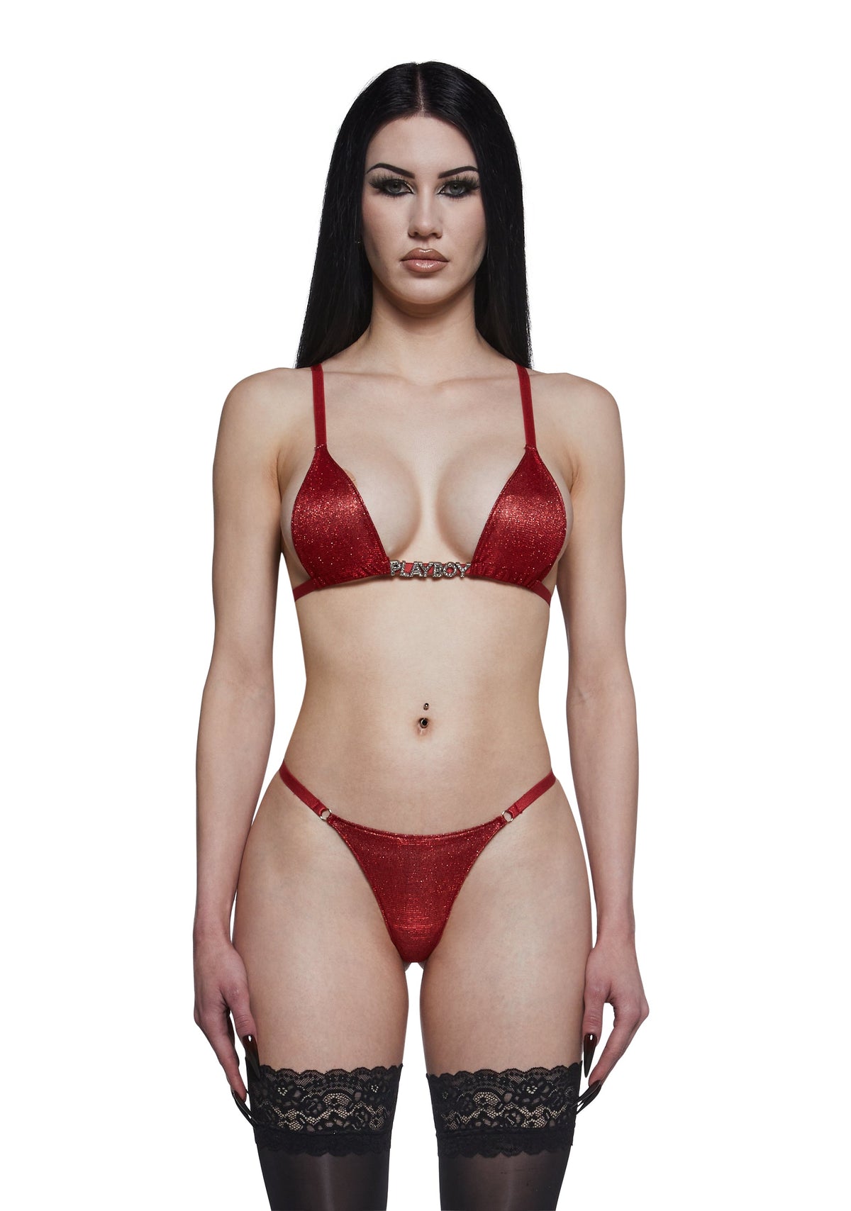 Twilight Shimmer Bikini Set - Red