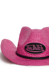 Von Dutch Cowboy Hat - Pink