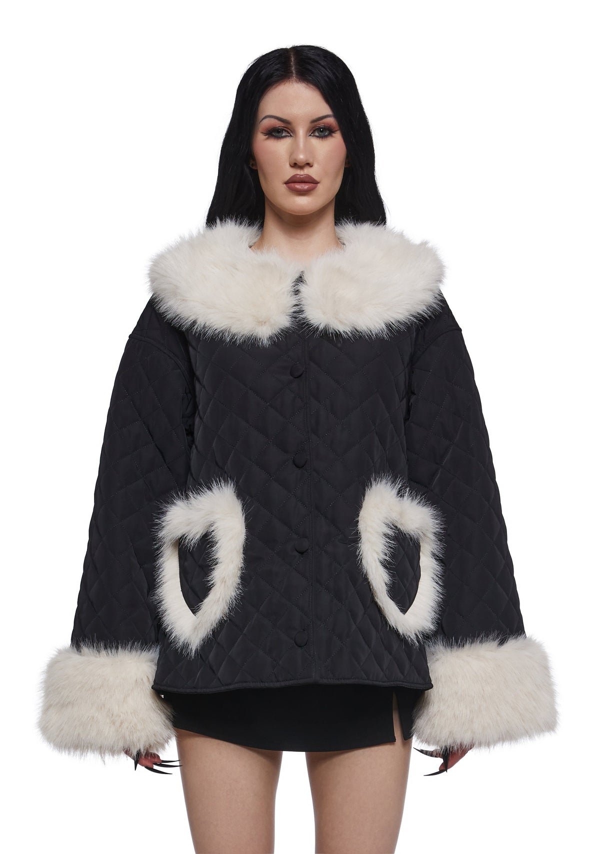 Humbug Season Quilted Coat