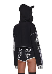 Boogie Woogie Wu Cropped Hoodie