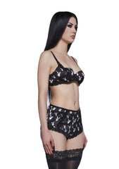 Lounge Bunny 2-Piece Short Set - Black