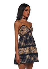 Falling Crush Baby Doll Dress