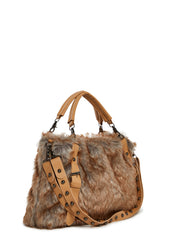 Wild Whisper Faux Fur Handbag