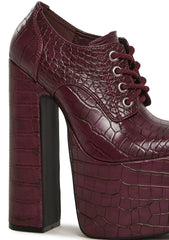 Iconic Walk Platform Oxfords