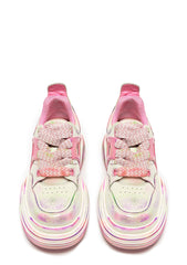 Kaleidoscopic Platform Trainers - Rainbow