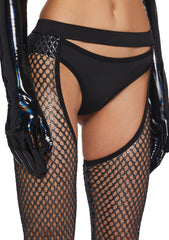 Electronica Fishnet Chaps