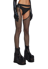 Electronica Fishnet Chaps