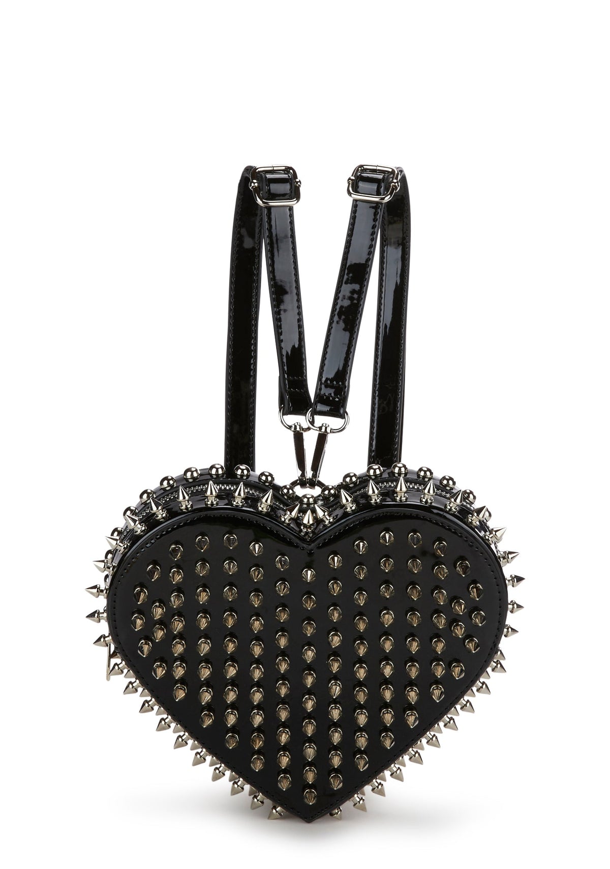 Reckless Devotion Studded Backpack - Black