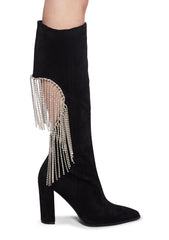 Jacqueline Heeled Boots - Black