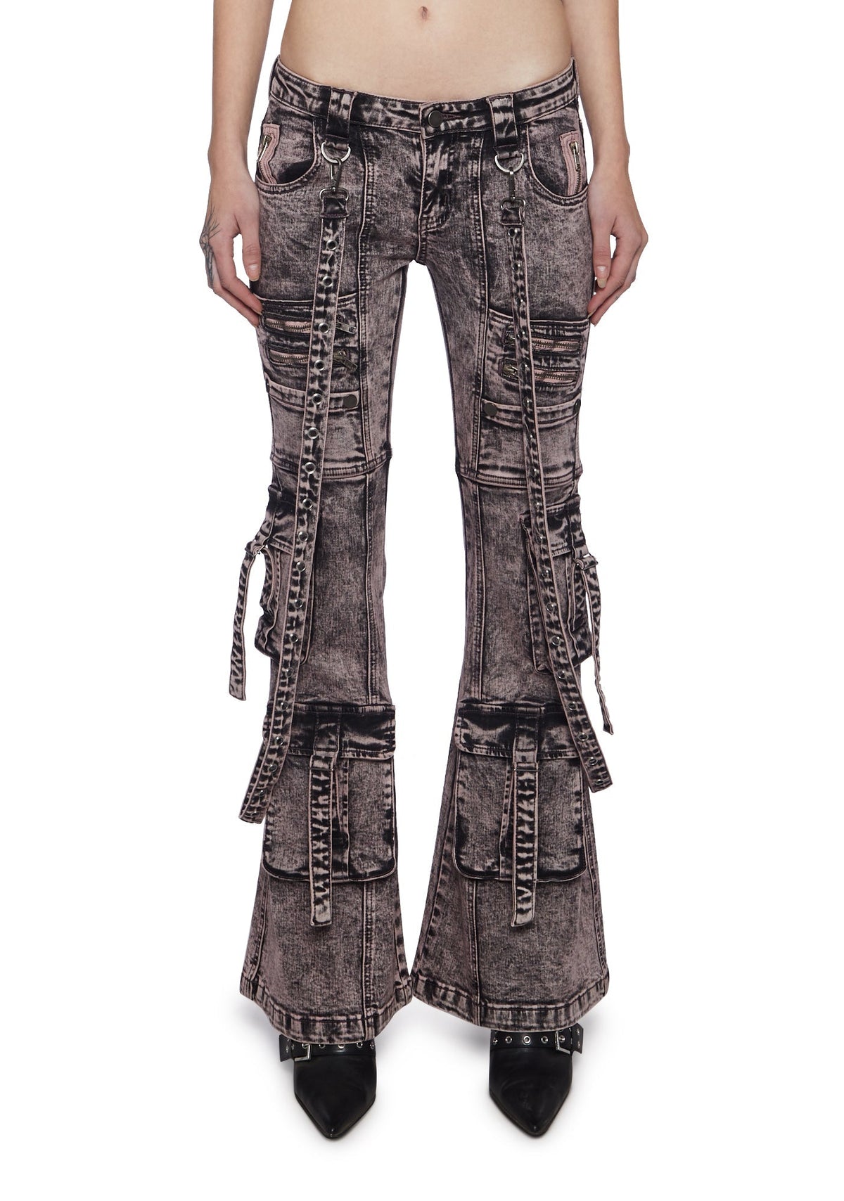 Aurora Cargo Jeans - Light Purple