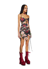 Heartfelt Horizon Mini Dress - Floral
