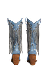 Present Perfect Cowboy Boots - Blue