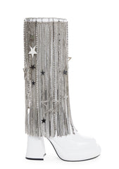 Starlet Effect Platform Boots