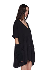 Not Your Babydoll Dress - Black
