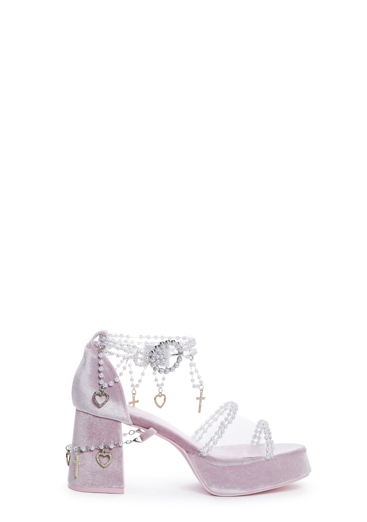 Holy Revelation Platform Sandals - Pink