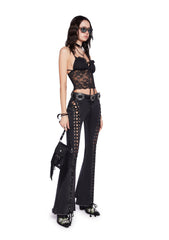 Wild Wanderer Flare Jeans - Black