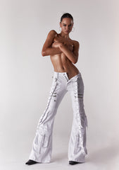 Aurora Cargo Jeans - White