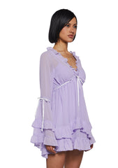 Real Divinity Mini Dress - Light Purple
